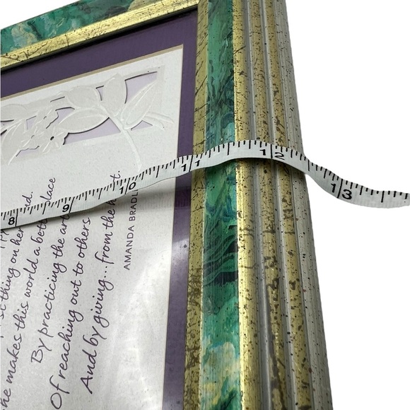 Framed poem titled "A Mother" by Amanda Bradley - Hallmark frame - Picture 4 of 5